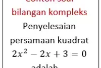 Persamaan kuadrat 2x²-2x+3=0