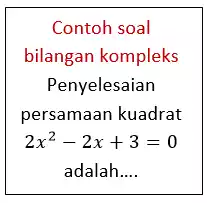 Persamaan kuadrat 2x²-2x+3=0